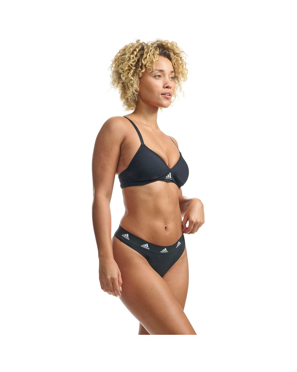 Adidas Black Thong Lingerie