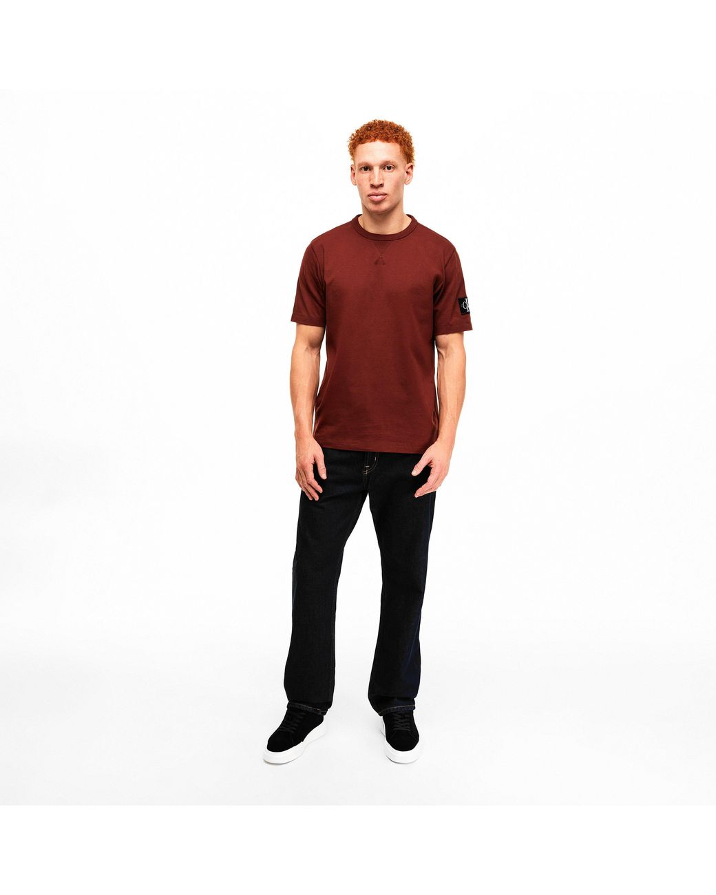 Calvin Klein Black Chunky Cup Low-Top Trainers for men