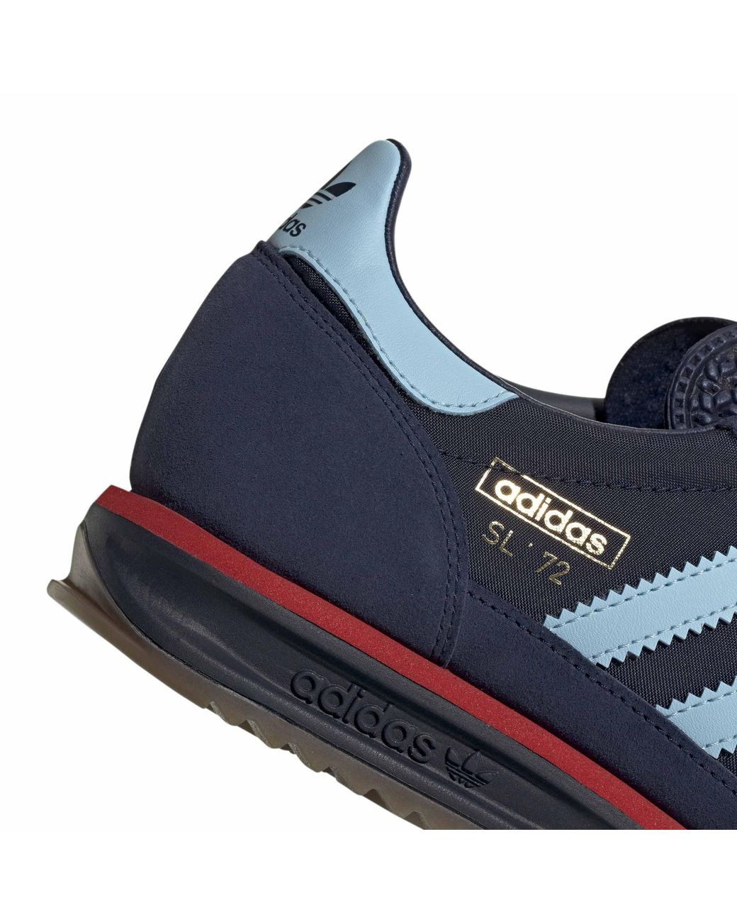 Adidas Originals Blue Sl 72 Rs Leather Low-Top Trainers for men