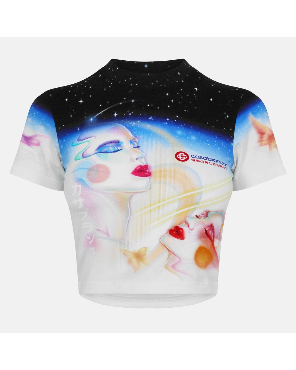 Casablanca Blue Casa Galactic Baby Tee