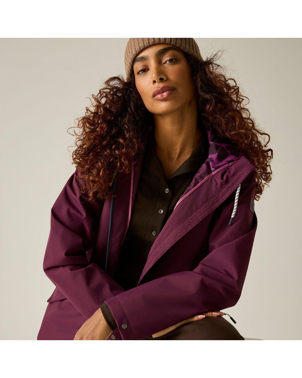 Regatta Purple Bayletta Waterproof Jacket