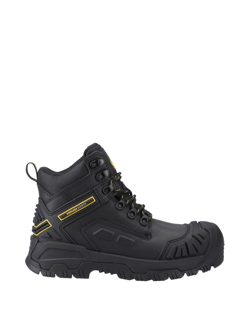 Amblers Safety Black Mary Waterproof Leather Safety Boots