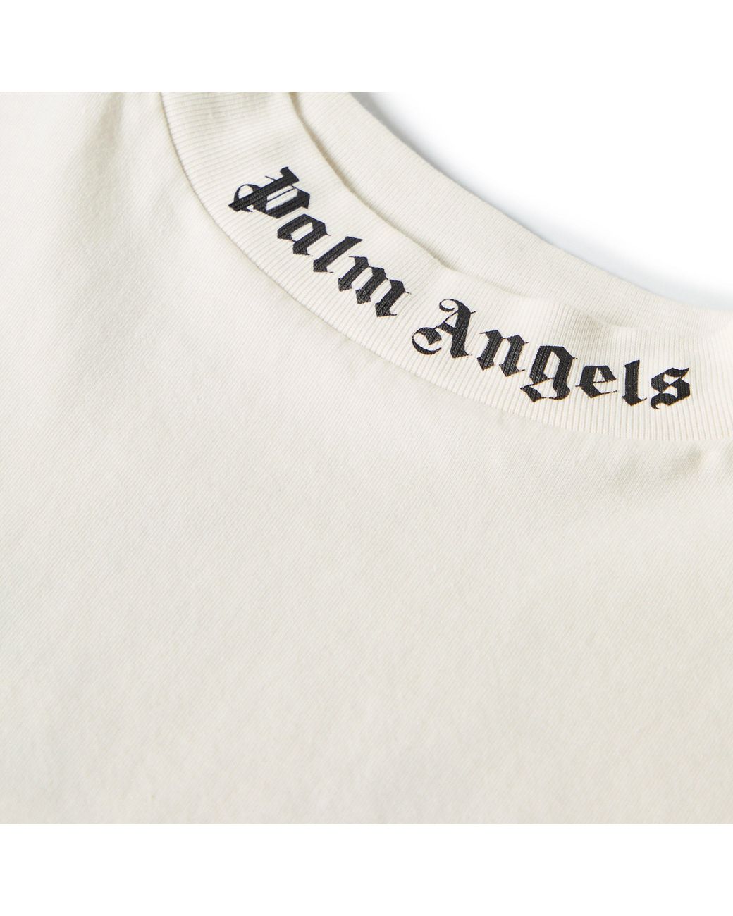 Palm Angels White Crop Top