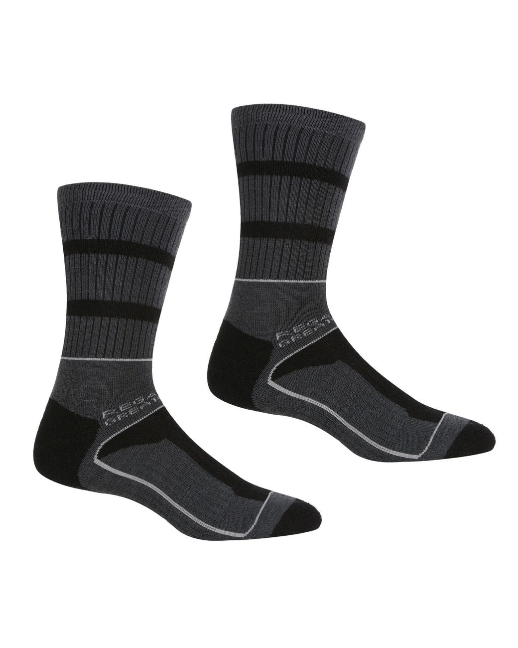 Regatta Black Samaris 3 Season Socks for men