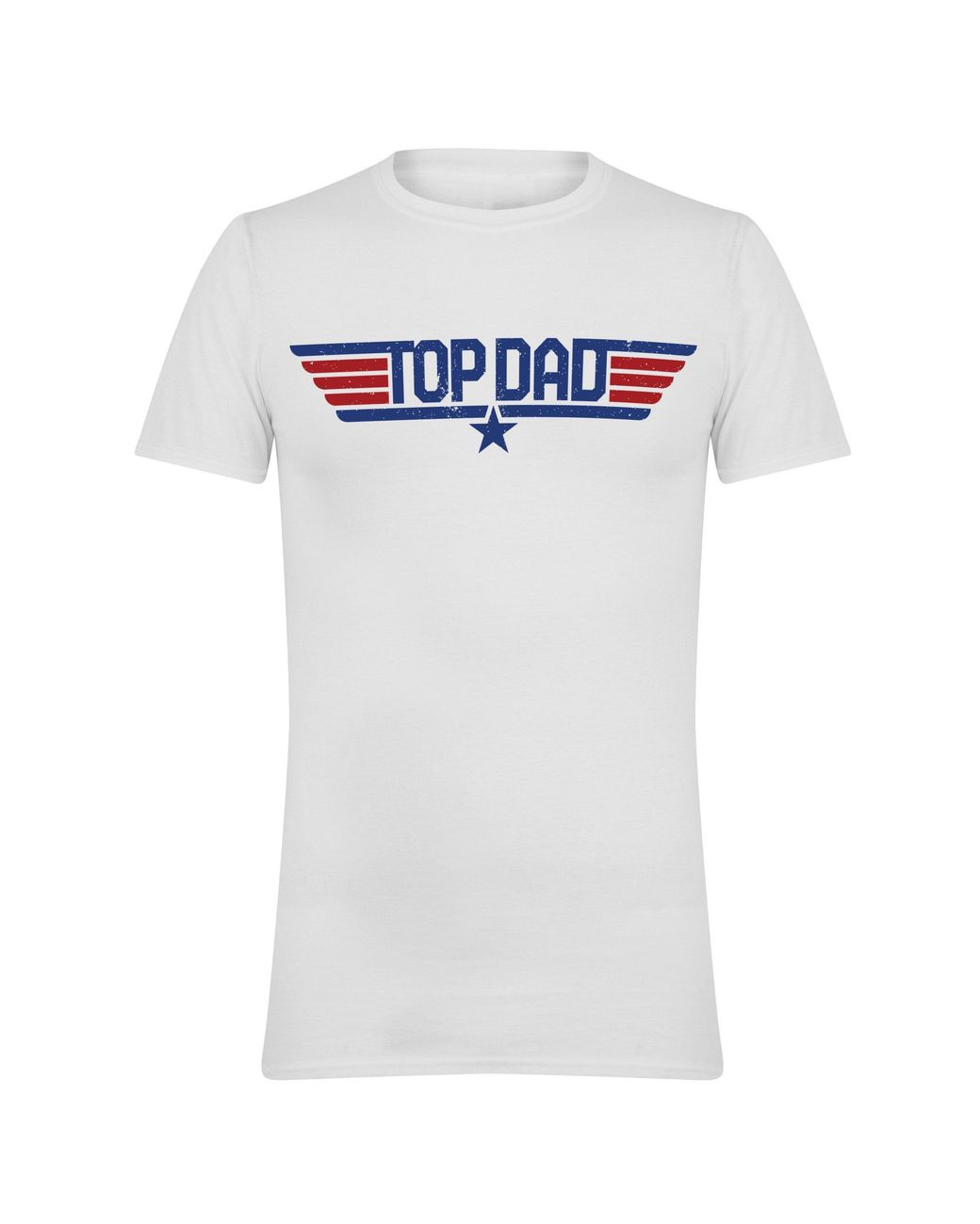 AWD White Fathers Day Adult Printed Tee