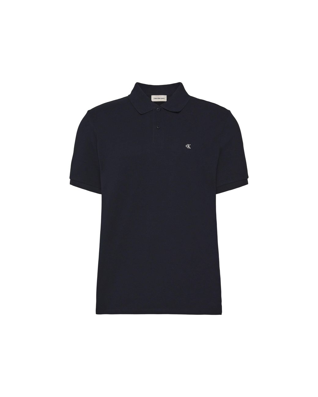 Calvin Klein Blue Ckj Pique Short-Sleeve Polo Shirt for men