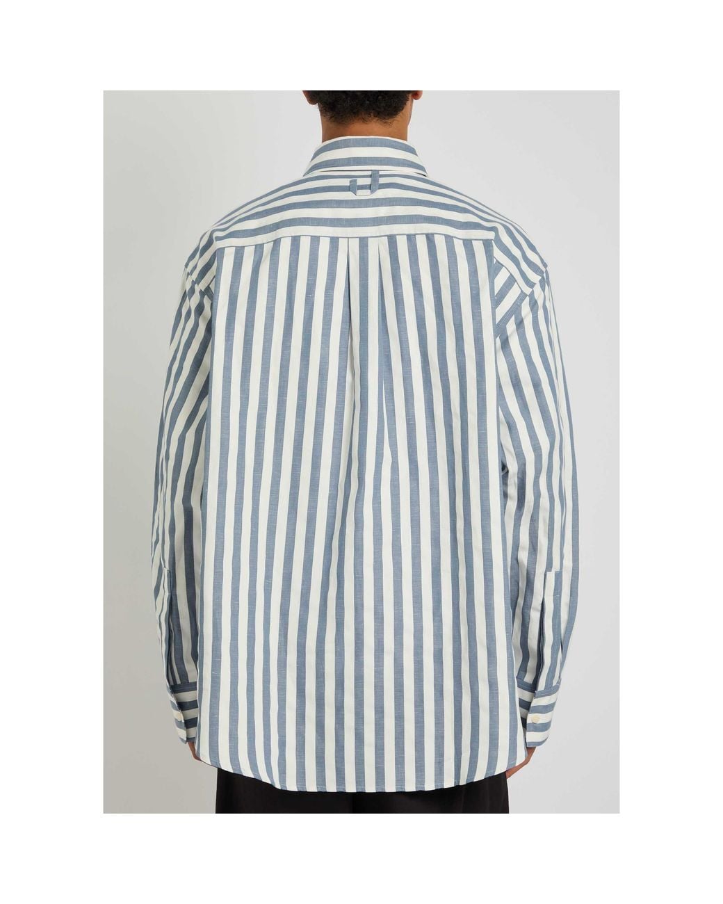 Jacquemus Blue Jac The Sailboat Shirt for men