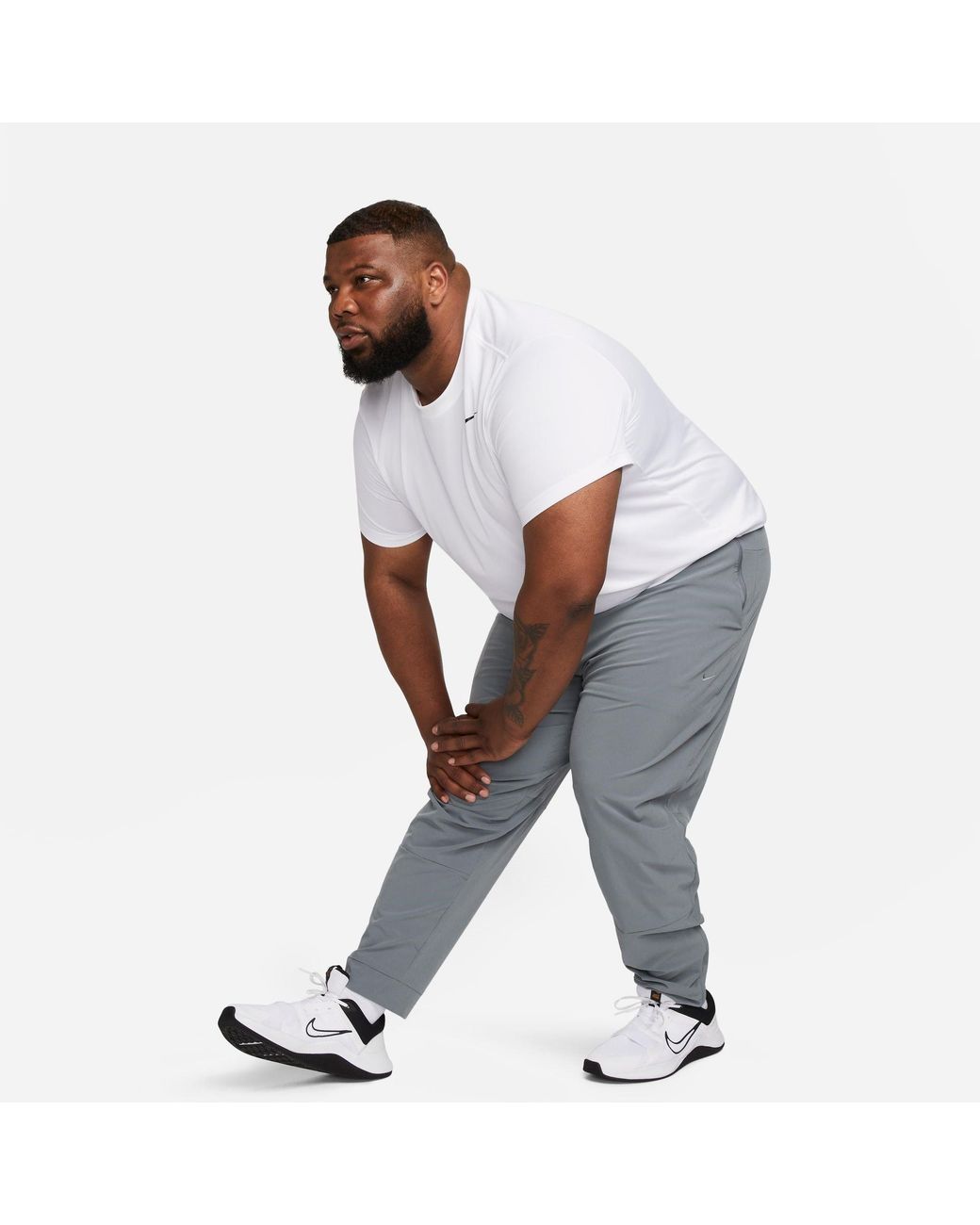Nike Gray Performance Tracksuit Bottoms for men