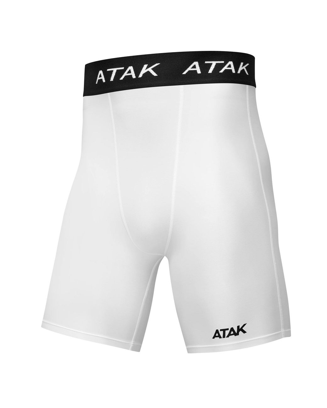 ATAK Sports White Atak Compression Shorts Senior for men