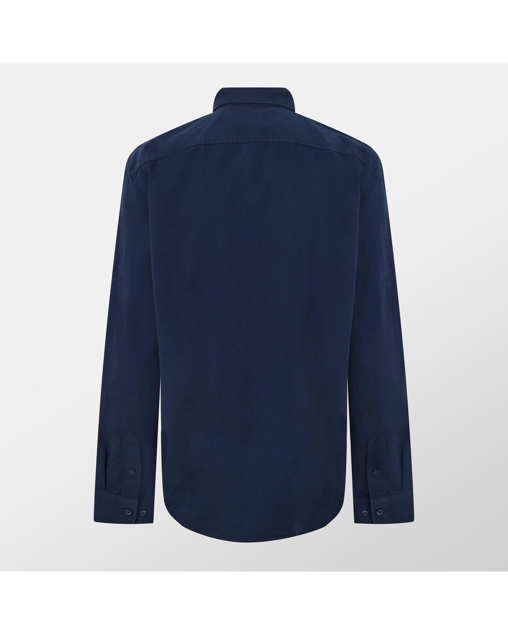 Original Penguin Blue Long Sleeve Twill Overshirt for men