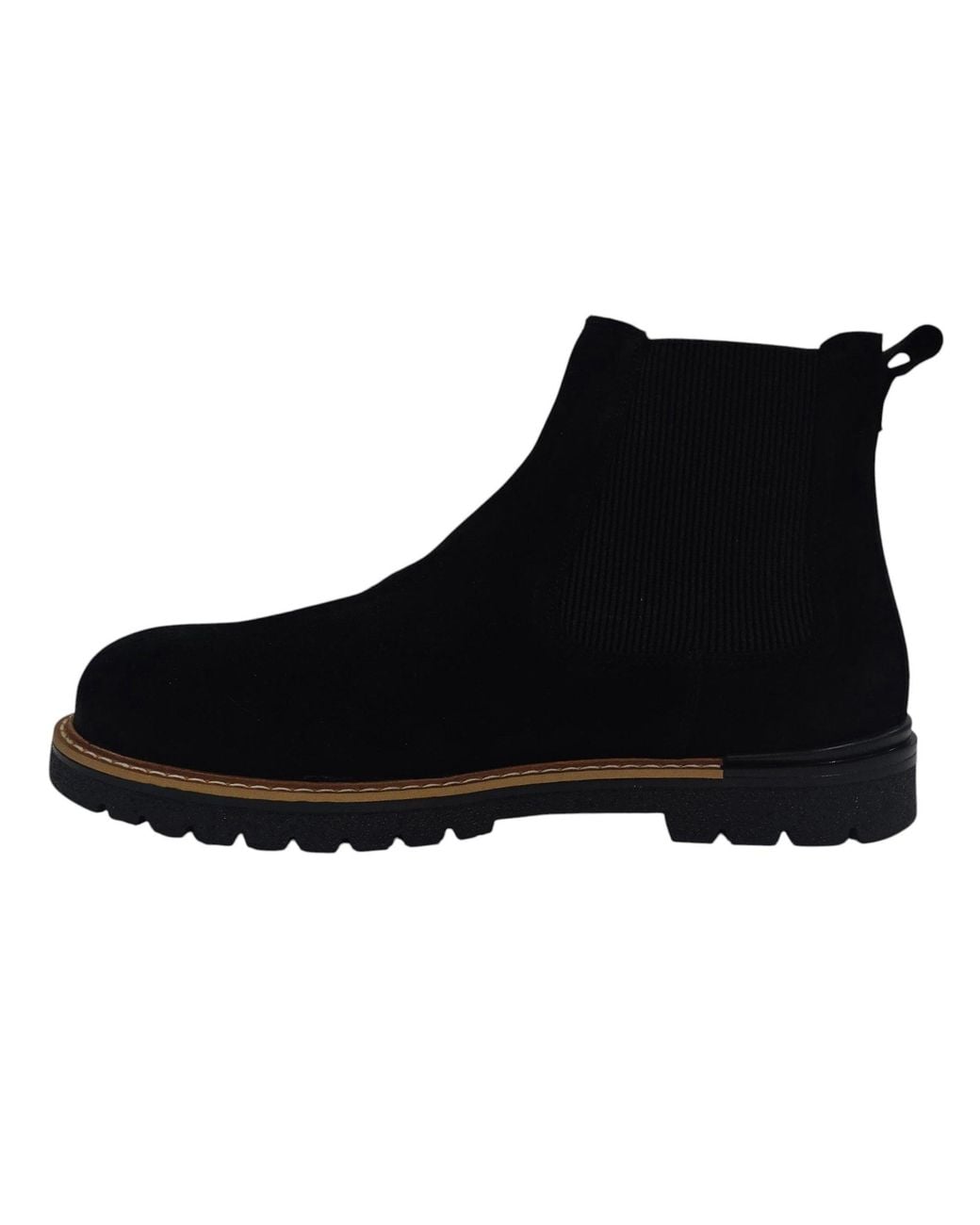 Firetrap Black Millau Suede Chelsea Boots