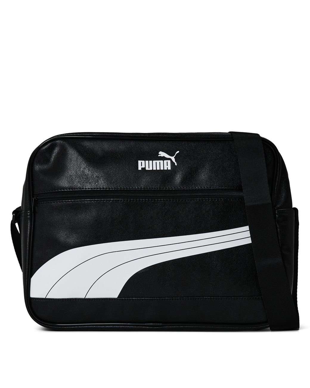 PUMA Black College Reporter Messenger Bag for men