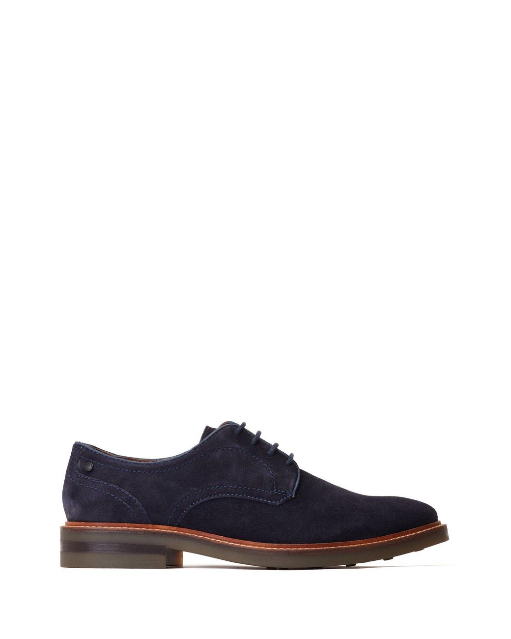 Base London Blue Mawley Derby Shoe for men