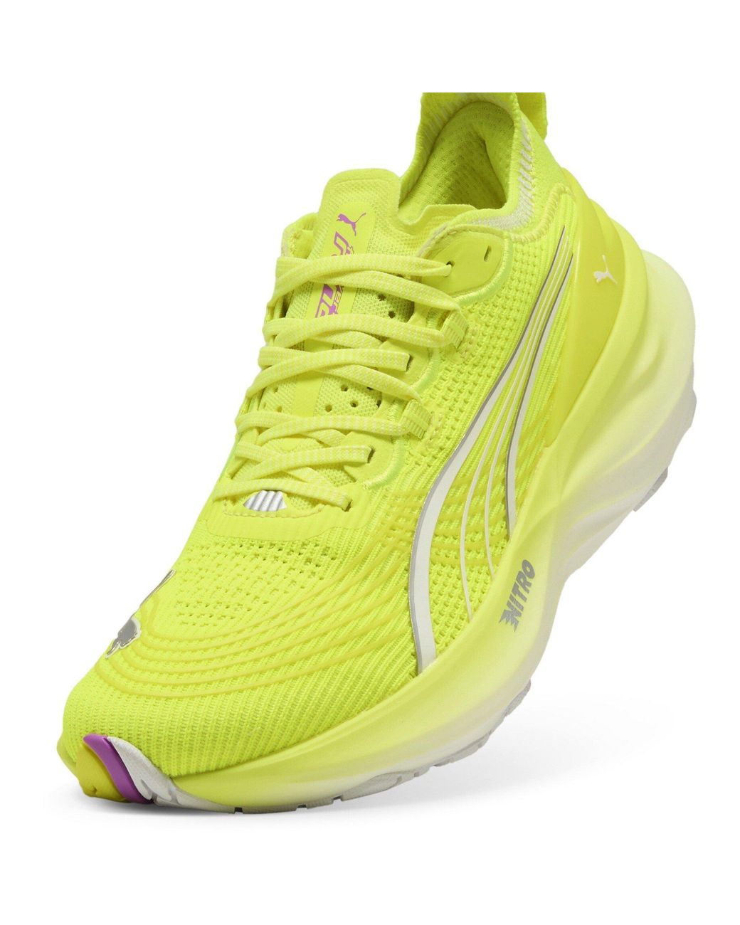 PUMA Yellow Foreverrun Nitro 2 Wn Road Running Shoes