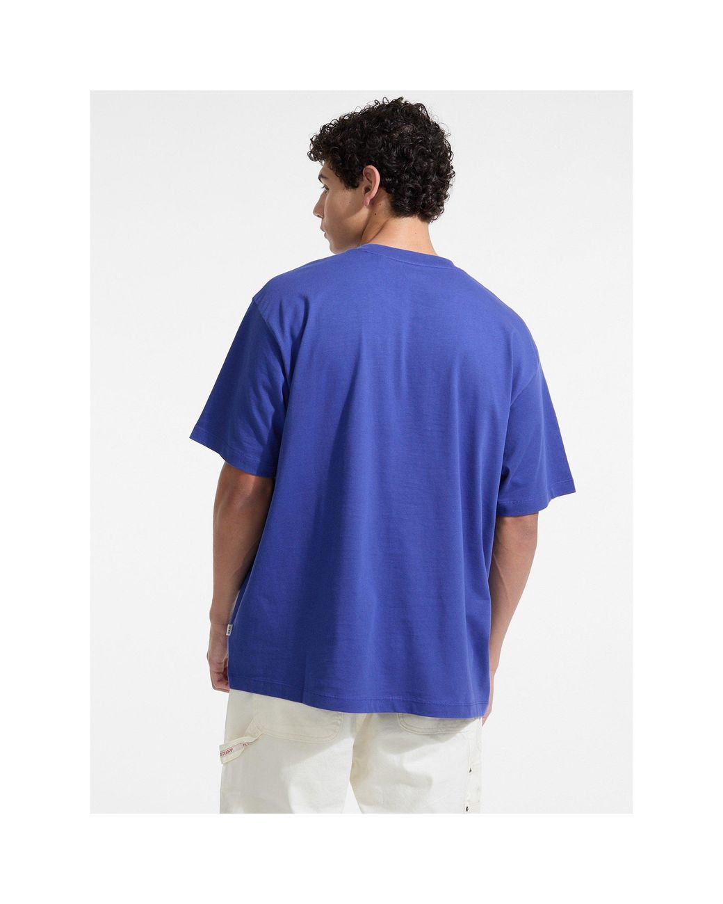 Guess Blue Script Regular Fit T-Shirt for men