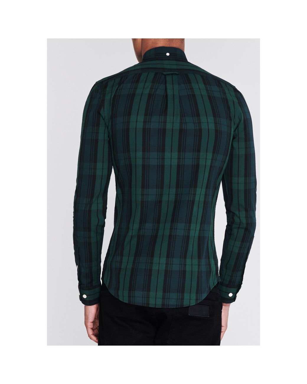 Farah Green Brewer Checked Shirt for men