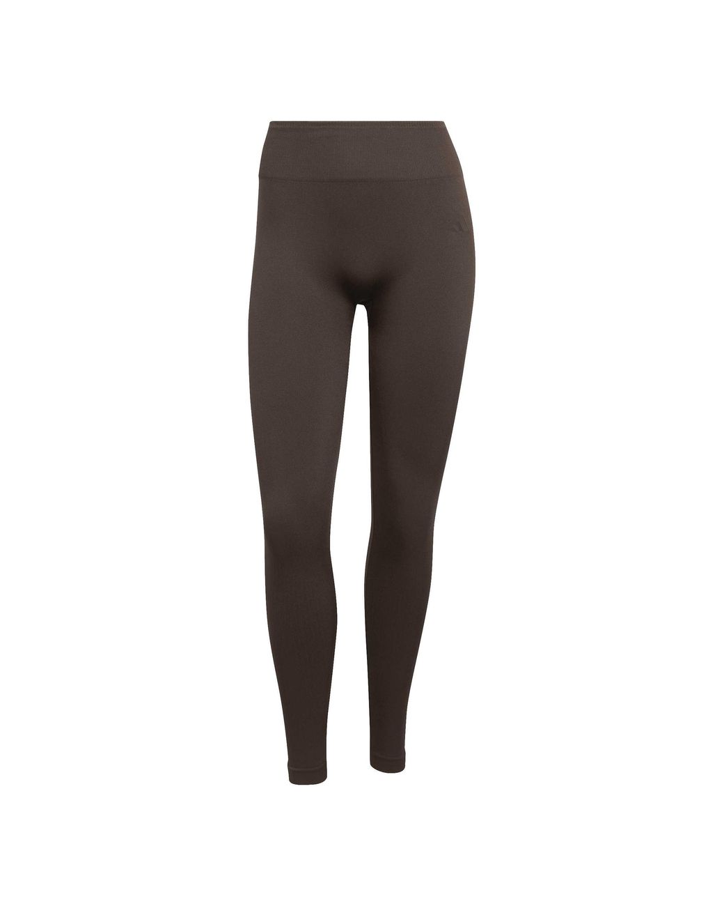Adidas Gray Workout Essentials Full-Length Knit Leggings