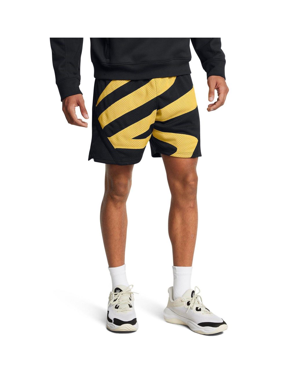 Under Armour Orange Curry Sig Shorts for men