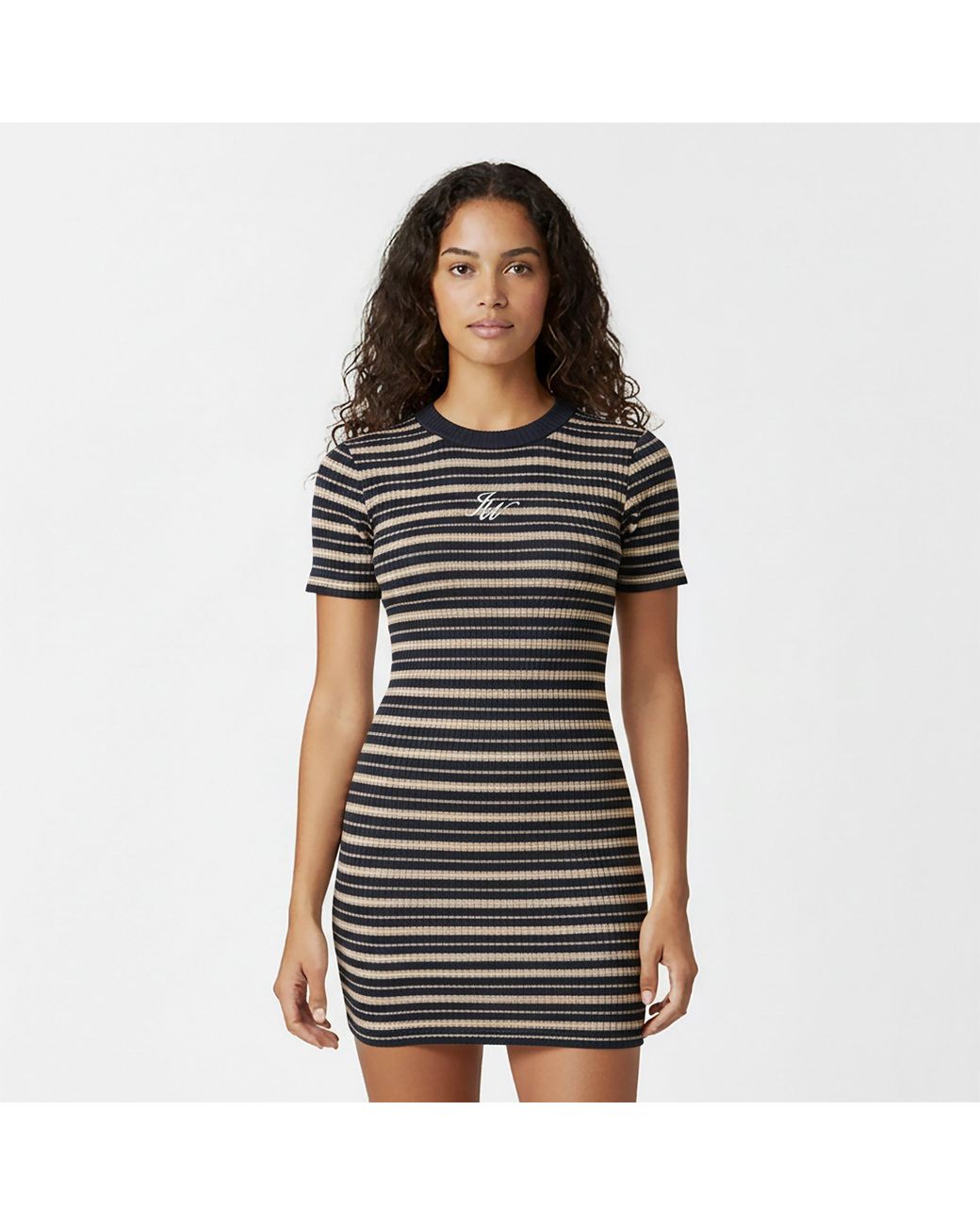 Jack Wills Black Travel Rib Dress