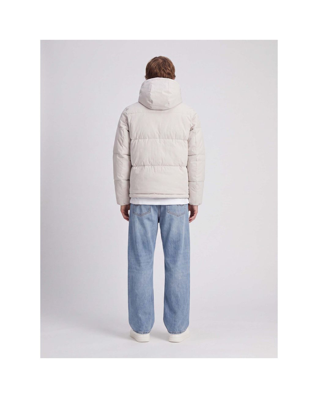 Jack & Jones Gray Jack Galaxy Puf Jkt Sn64 for men