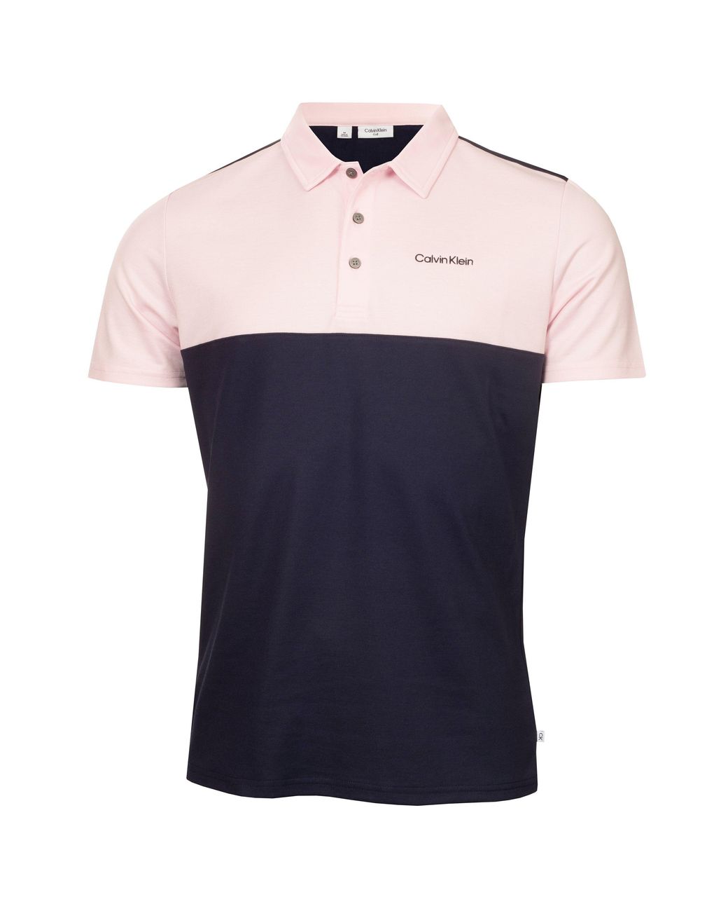 Calvin Klein Blue Jc Block Short Sleeve Performance Polo Shirt for men