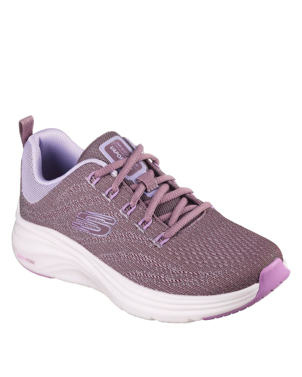 Skechers Purple Engineered Mesh Air Cool Slip On Trainers