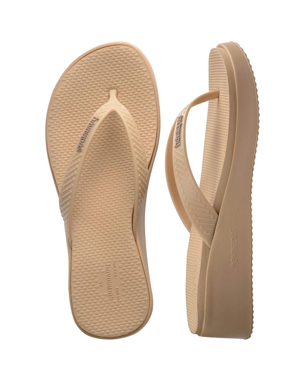 Havaianas Natural High Platform Ii Flip Flops