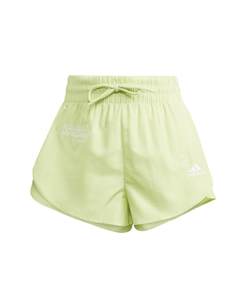Adidas Green Woven Tracksuit Shorts