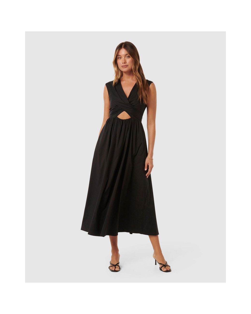 Forever New Black Becky Twisted Dress