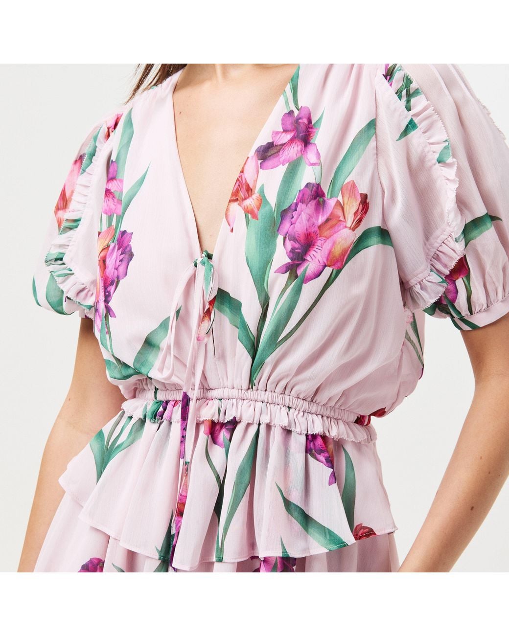 Ted Baker Pink Merieli Floral Mini Dress