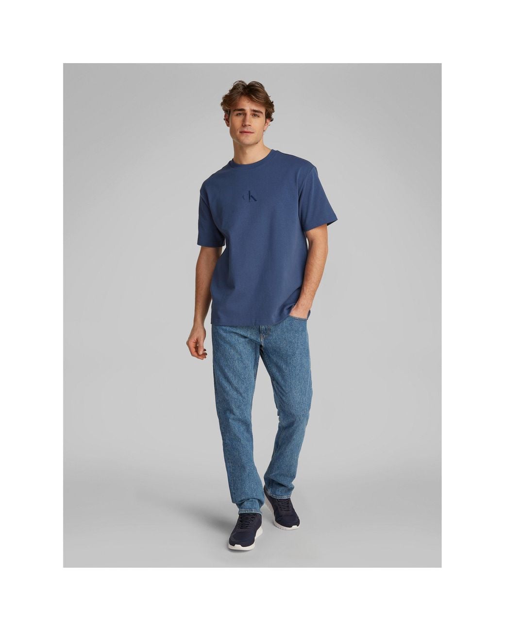 Calvin Klein Blue Short Sleeve T-Shirt for men