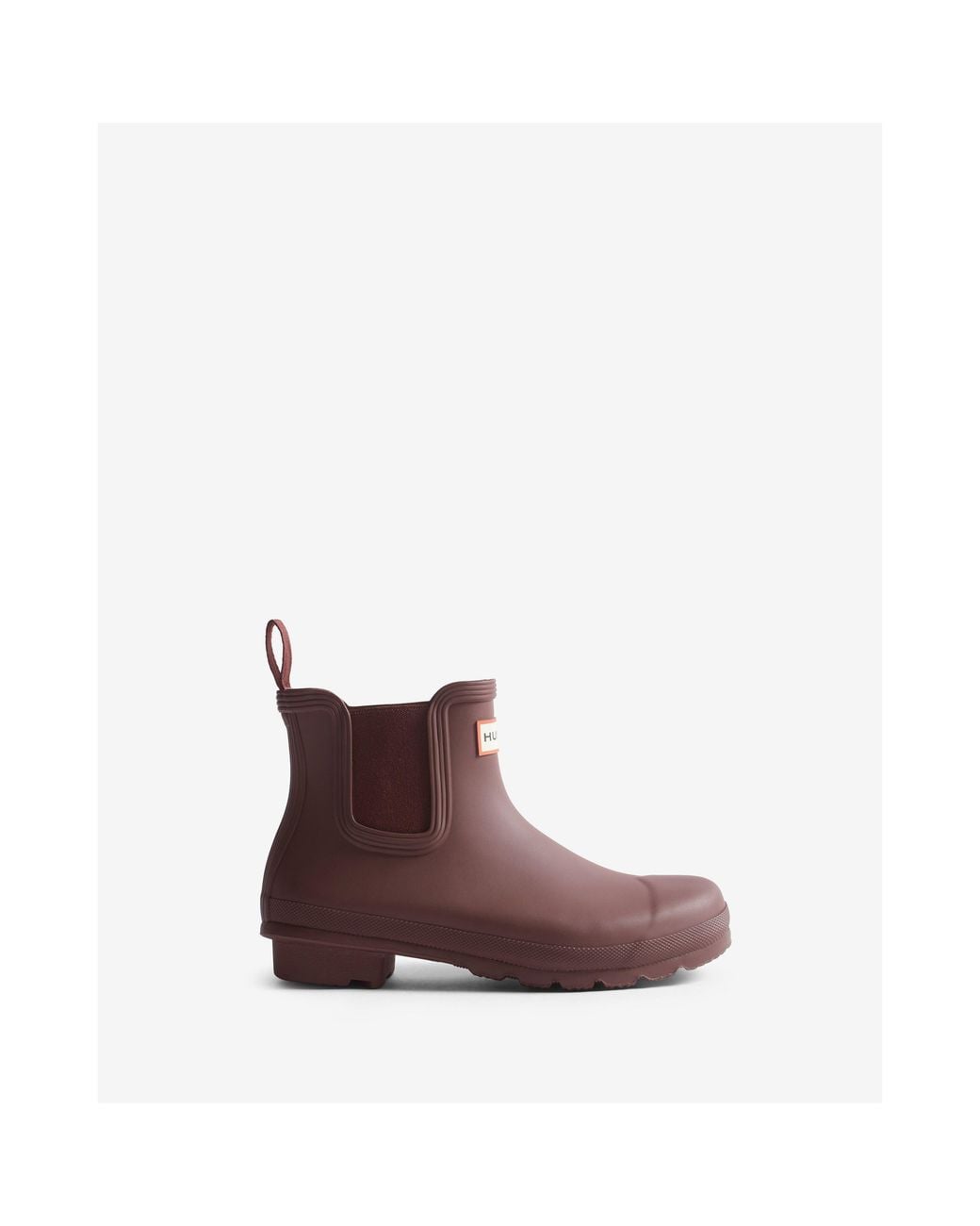 Hunter Brown Original Waterproof Chelsea Boots