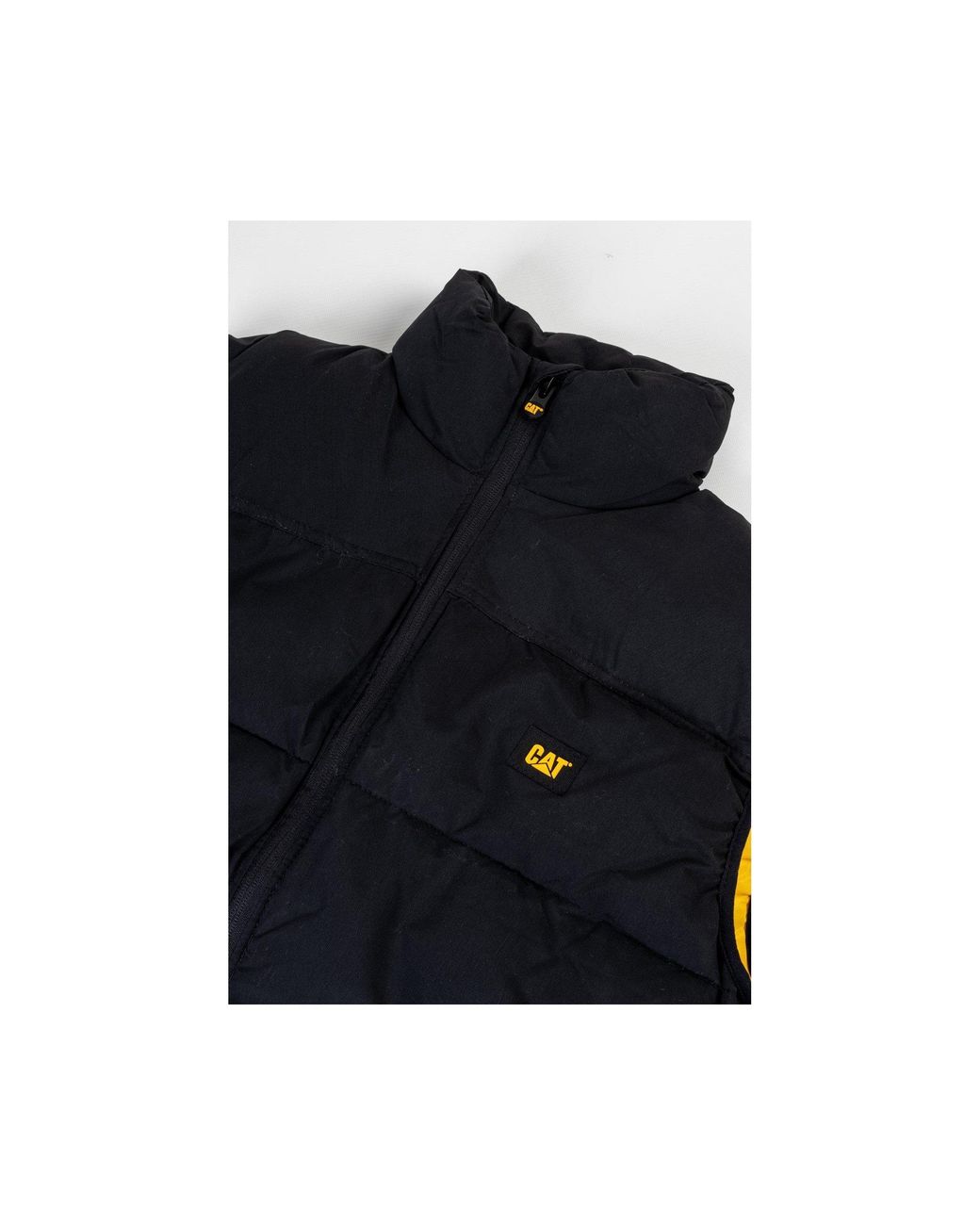 Caterpillar Black Quilted Gilet for men