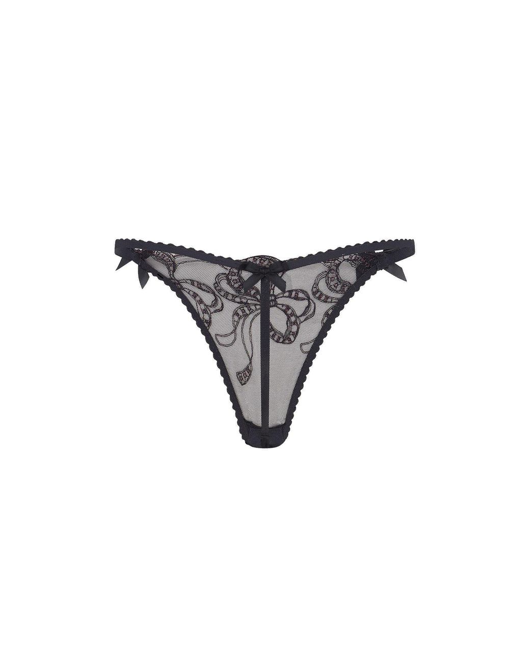 Agent Provocateur Black Louella Thong