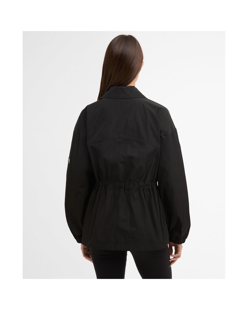 Barbour Black Rain Anorak Jacket