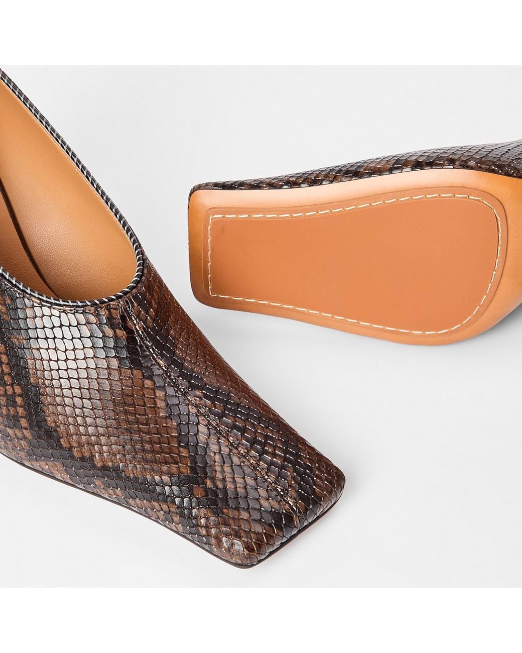 Stella McCartney Brown Stiletto Court Shoes