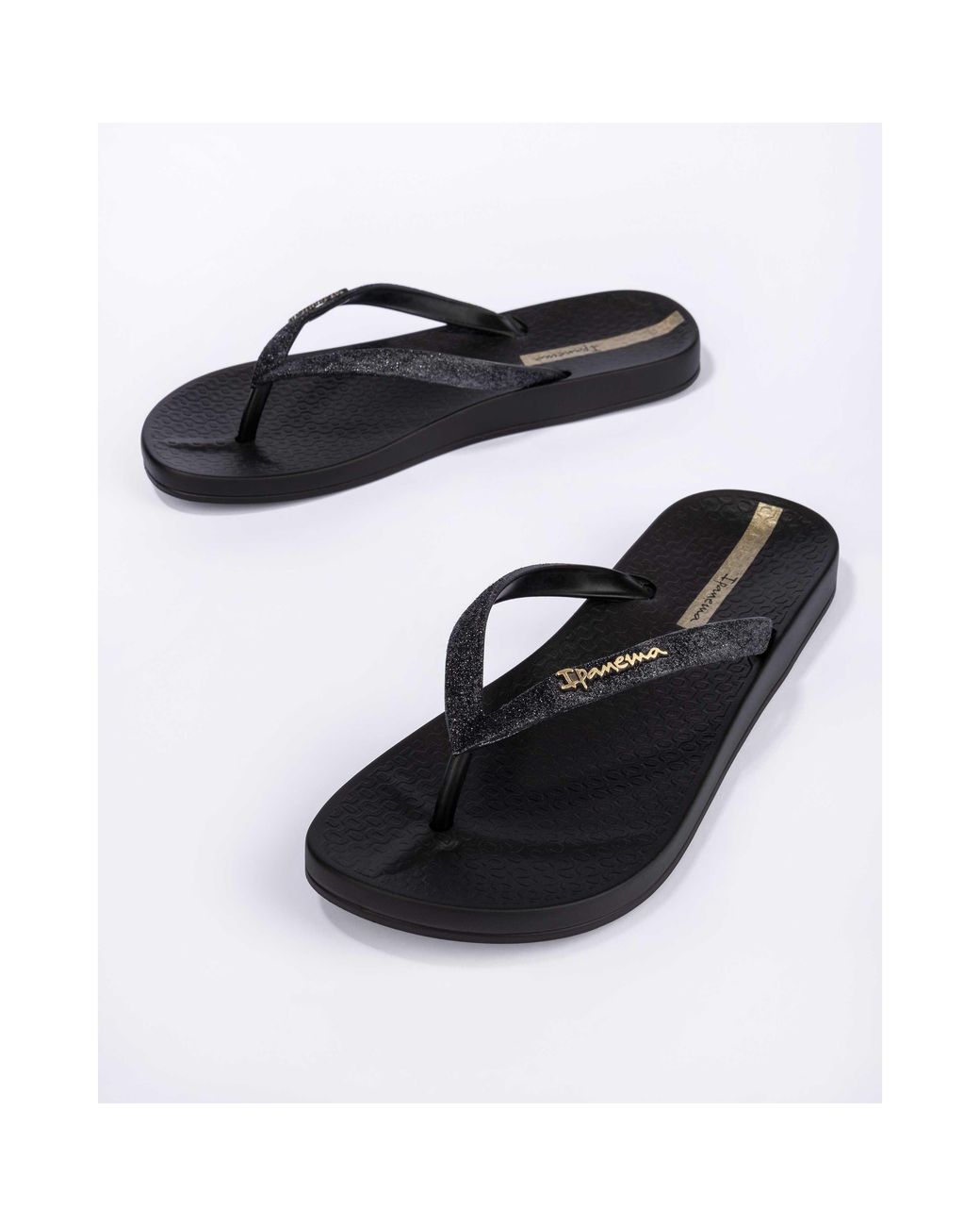Ipanema Black Anat Lolita Flip Flops