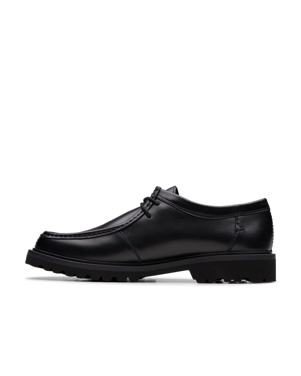 Clarks Black Moc Toe Formal Shoes for men