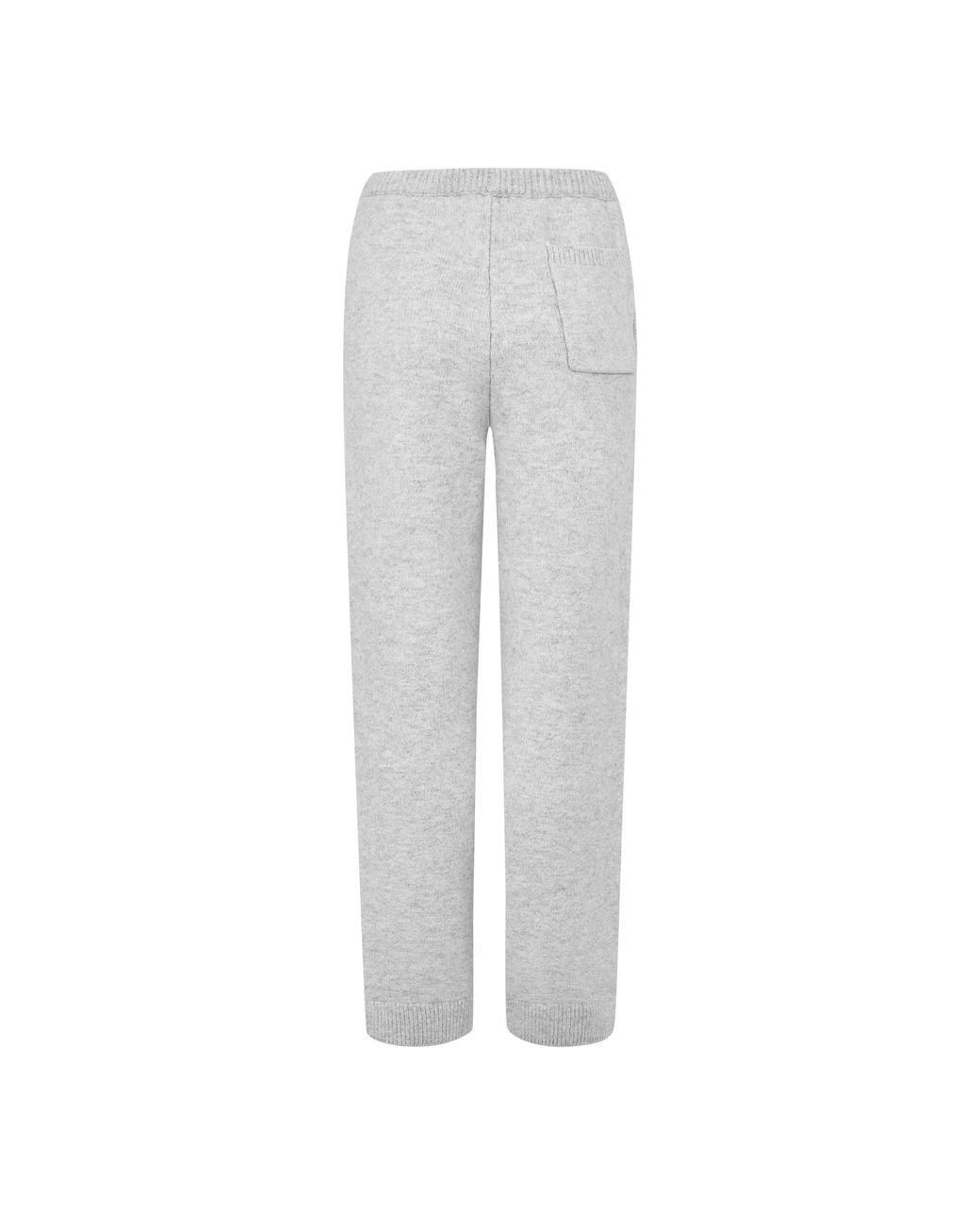 The Couture Club Gray Emblem Knit Trousers