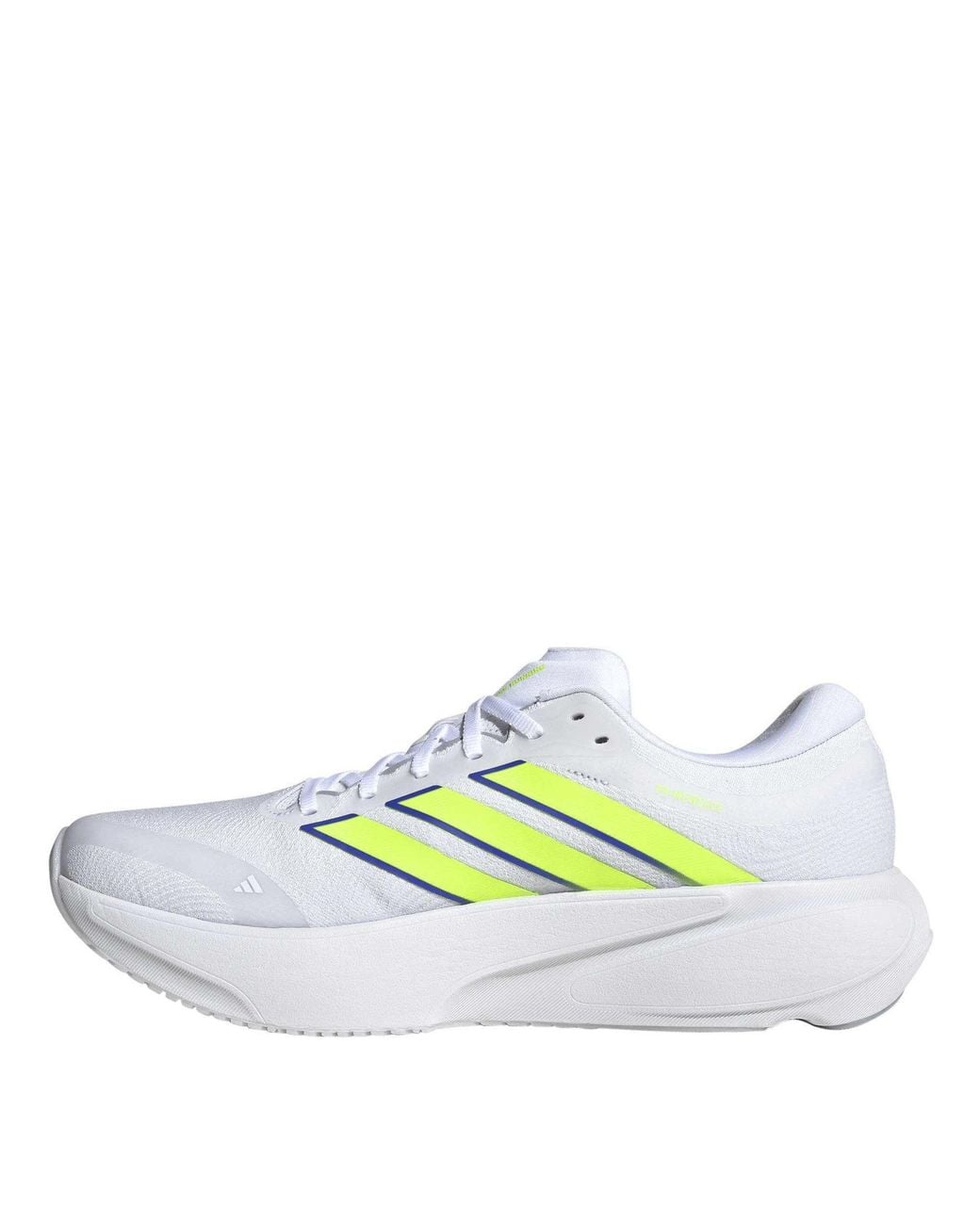 Adidas White Supernova Rise 3 Road Running Shoes for men