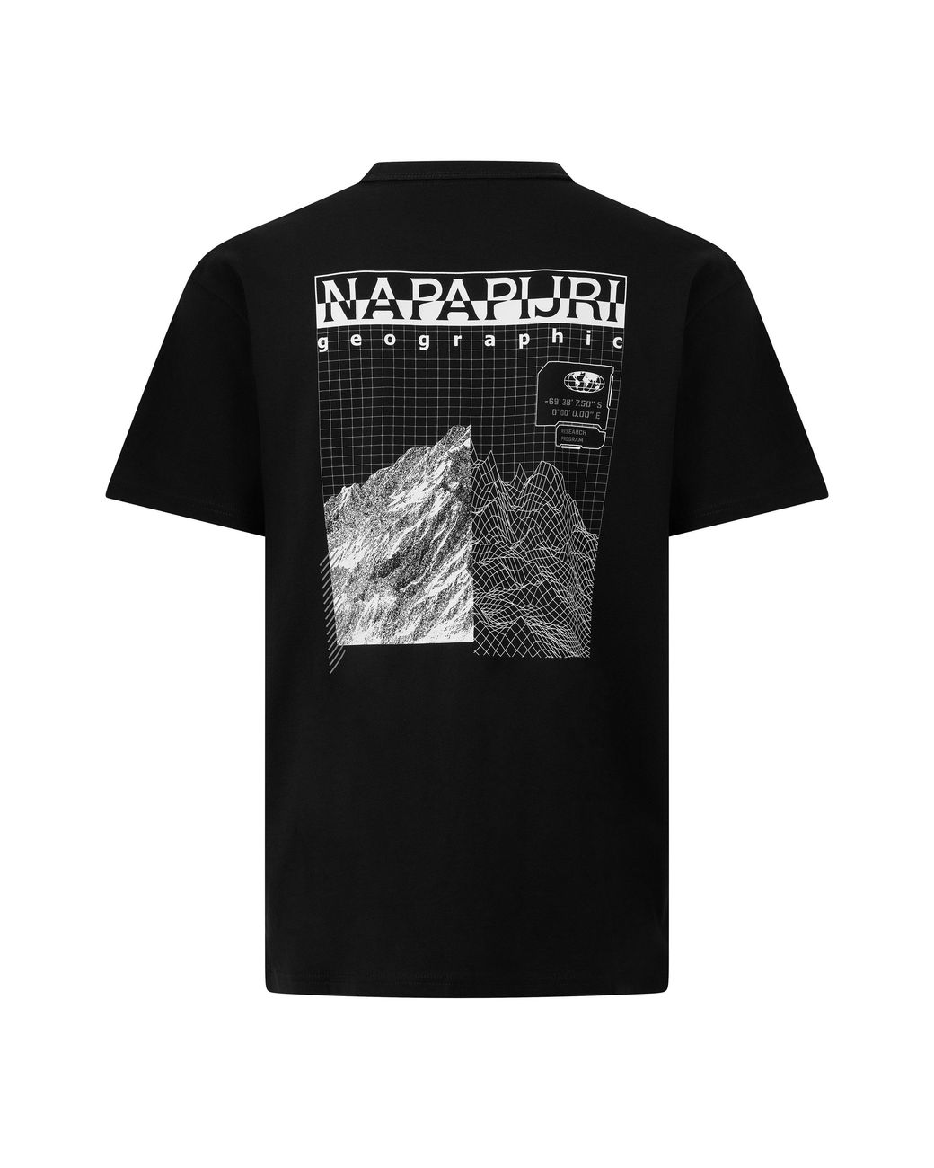 Napapijri Black Graphic T-shirt for men