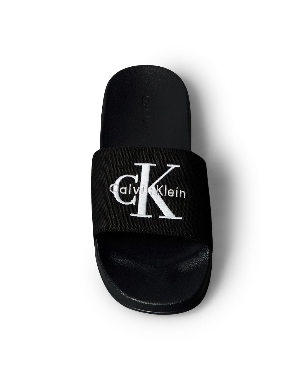 Calvin Klein Black Pool Sliders for men