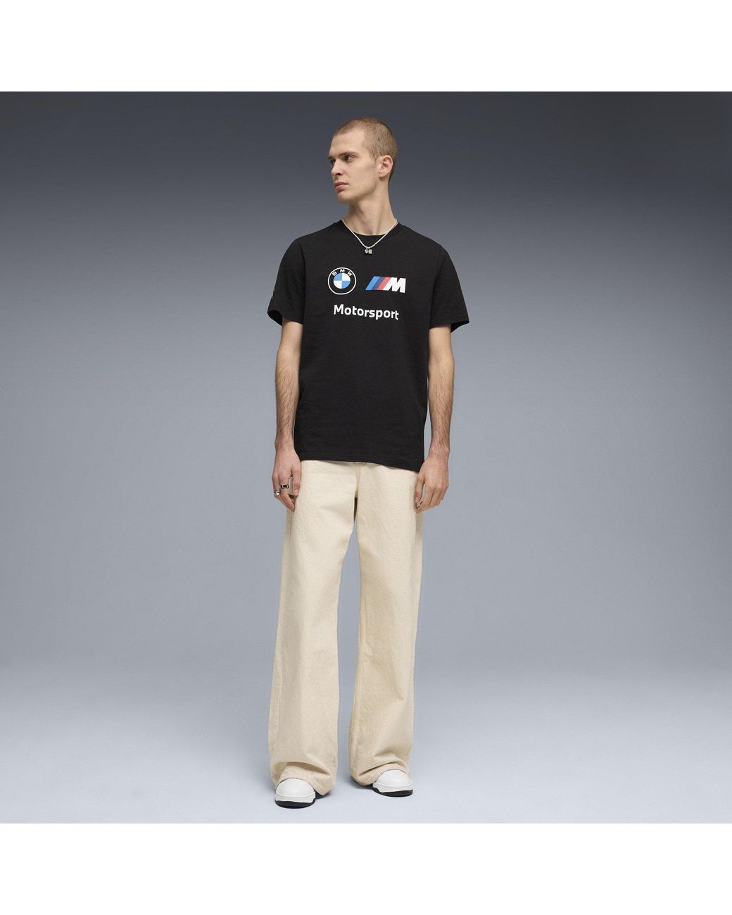 PUMA Black 71 Bmw M Motorsport Cotton Short-Sleeve Graphic T-Shirt