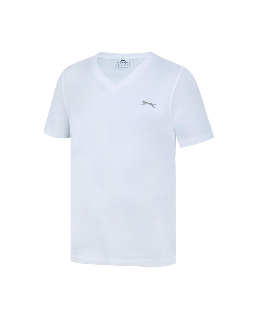 Slazenger 1881 White V Neck T Shirt for men