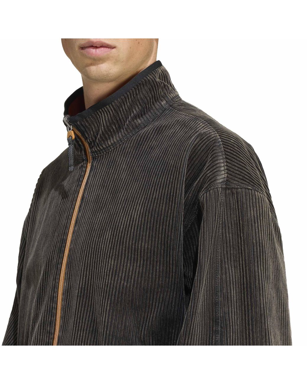 Adidas Black Eqt Full-Zip Short Puffer Jacket for men