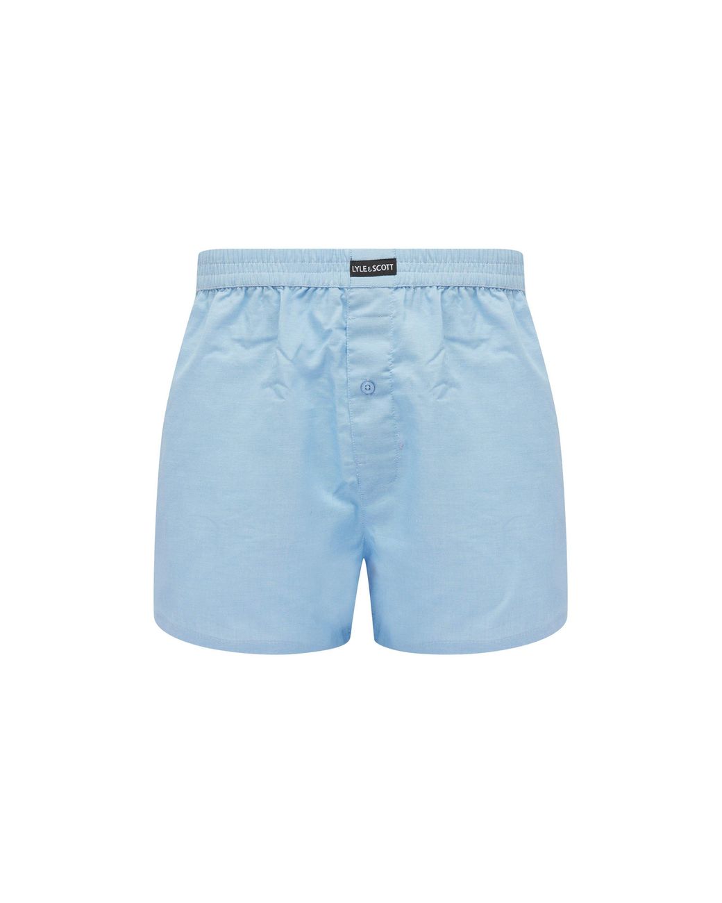 Lyle & Scott Blue Woven Boxer for men