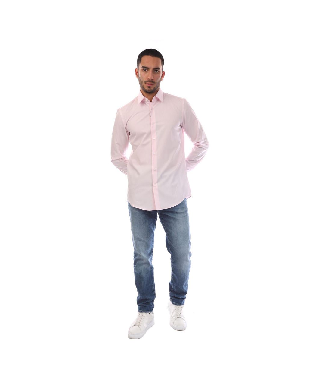 Boss Pink H-Hank-S-Kent-C1-232 Shirt for men