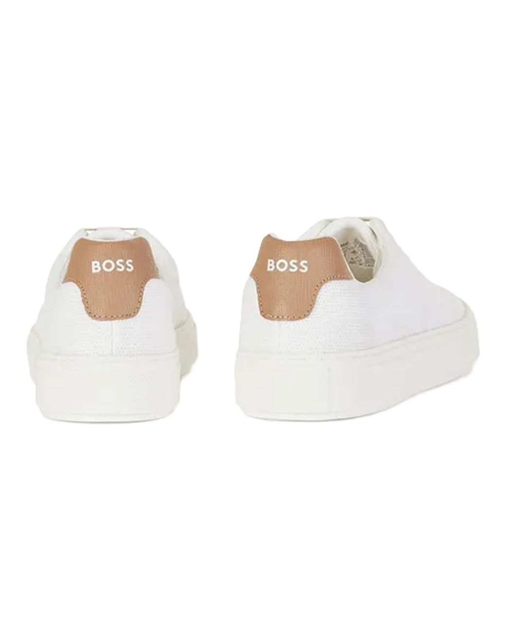 Boss White Katie Lowcut Trainers