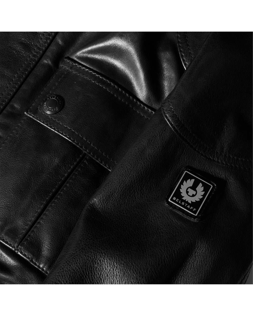 Belstaff Black Gangster Jk Sn64 for men