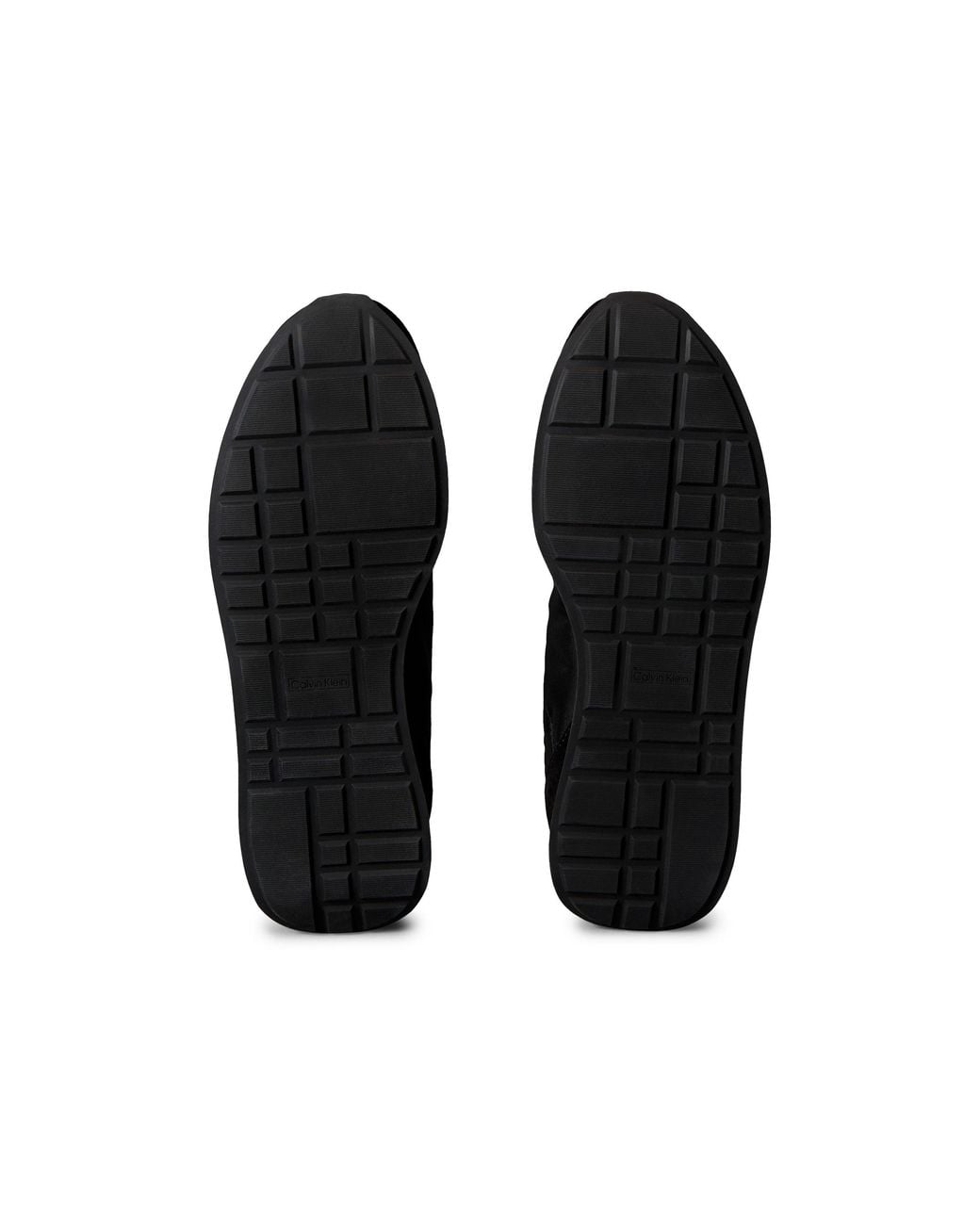 Calvin Klein Black Ck Retro Runners for men